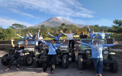 Kunjungan di gunung Merapi